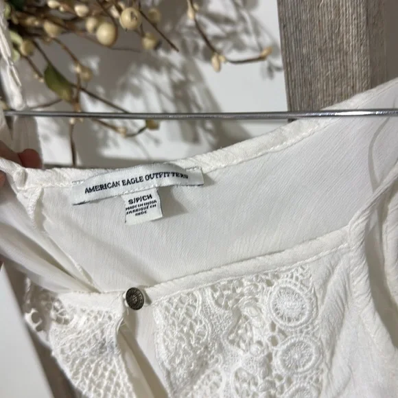 AE off-white summer dress size Small - Picture 5 of 12